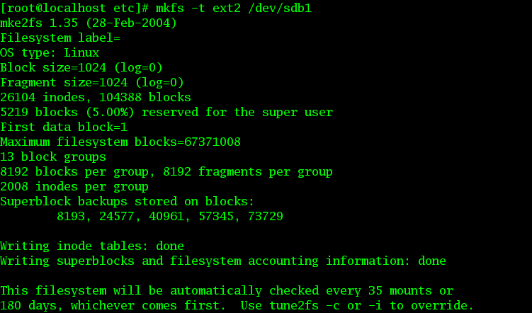 mkfs t ext4 dev sdb1提示no such file的原因 linux操作系统 dataguru专业数据分析社区