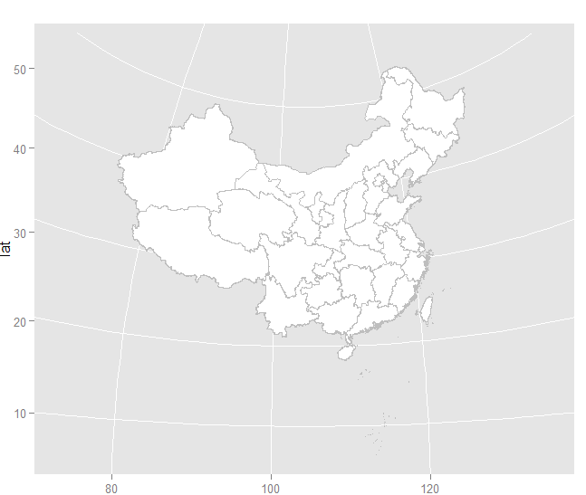 用r语言画地图