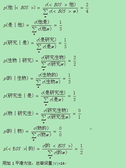NLP第三周之基于语料库建立语言模型并推断测